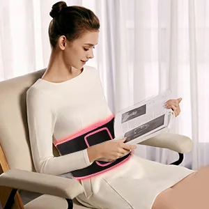 Red Light Therapy Body Device Belt,Infrared Light Therapy for Muscle Pain Relief,Improvement Metabolism Pink/Black - red light therapy for body