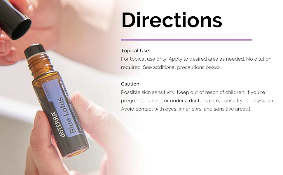 doTERRA Touch Blue Lotus Roll On 10mL | GoSupps.com