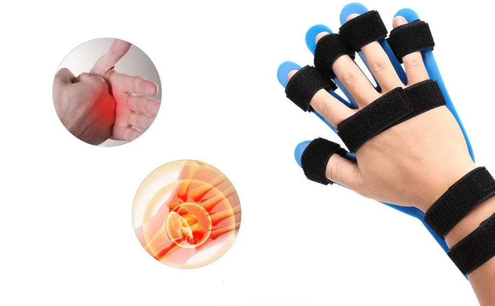 ALisasin Hand Wrist Finger Orthotics Fixed Splint Fingerboard Hand Support Brace Training Tool Finger Corrector Board - Hand Wrist Finger Orthotics Fixed Splint