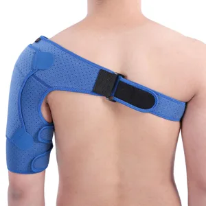 Estink Shoulder Support for Men Women Adjustable Neoprene Breathable Shoulder Sleeve Brace Compression Shoulder Support Brace Punched Shoulder Protector Fits Right or Left Shoulder - product information 2