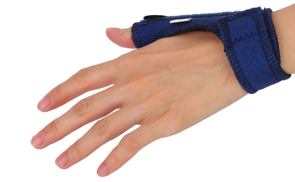 Agatige Thumb Splint Brace Wrist Thumb Spica Splint Stabilizer Lightweight and Breathable Thumb Support for Children's Left or Right Hands(M) - product information 1