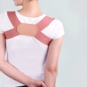Back Correction Belt Adjustable Posture Corrector Back Support Women Posture Corrector Back Straightener Strap Back Correcting Belt Child Anti Hunchback Polyester Support Belt 20X13X2CM Pink - product information 2