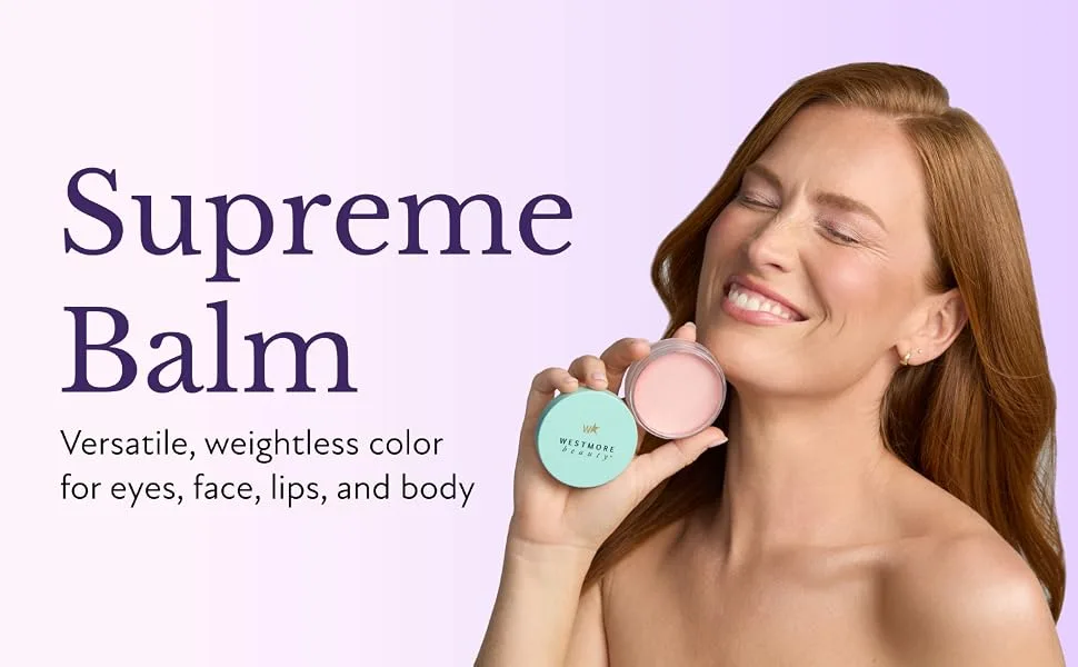 Westmore Beauty Supreme Balm - Sunlit Bronze - 0.71 OZ - Multi Purpose Color Enhancer Face Balm Miracle Balm Beauty Balm - Supreme Balm