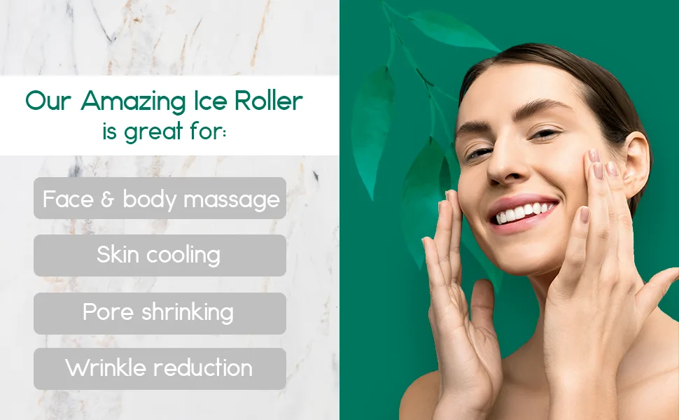 Body Massage Ice Roller. Spa Treatment at Home. Multi-Purpose Effective and Relaxing. - Body roller4