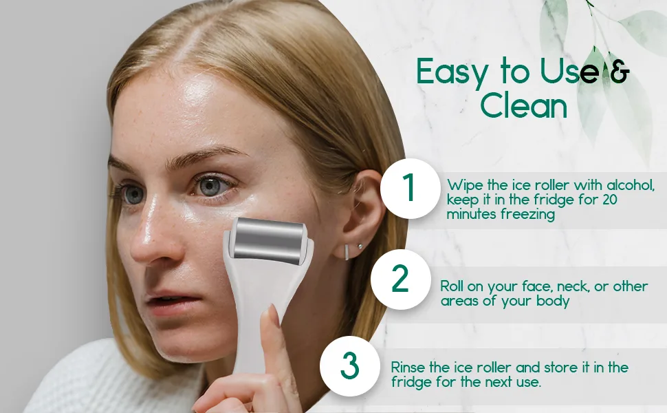 Body Massage Ice Roller. Spa Treatment at Home. Multi-Purpose Effective and Relaxing. - Body roller5