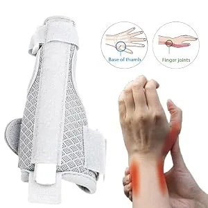 Adjustable Wrist Thumb Hand Support Brace Thumb Splint With Wrist Support Brace-Thumb Brace for Hand Finger Sprain Protection - thumb support