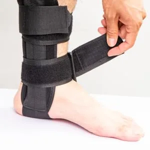Clip Board Immobilizer Sprained Lace up Night Splint Support Stabilizer Splint Achilles Tendon Support Legs and Feet Care L Black - product information 6