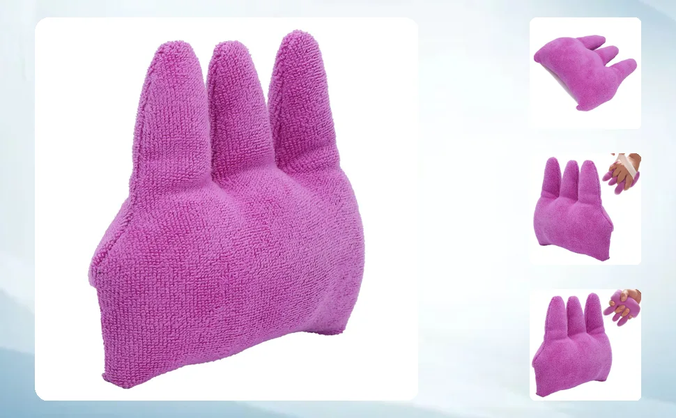 Finger Contracture Cushion Finger Separator Elastic Band Hand Finger Aid for Contracture - 1411210216511-1