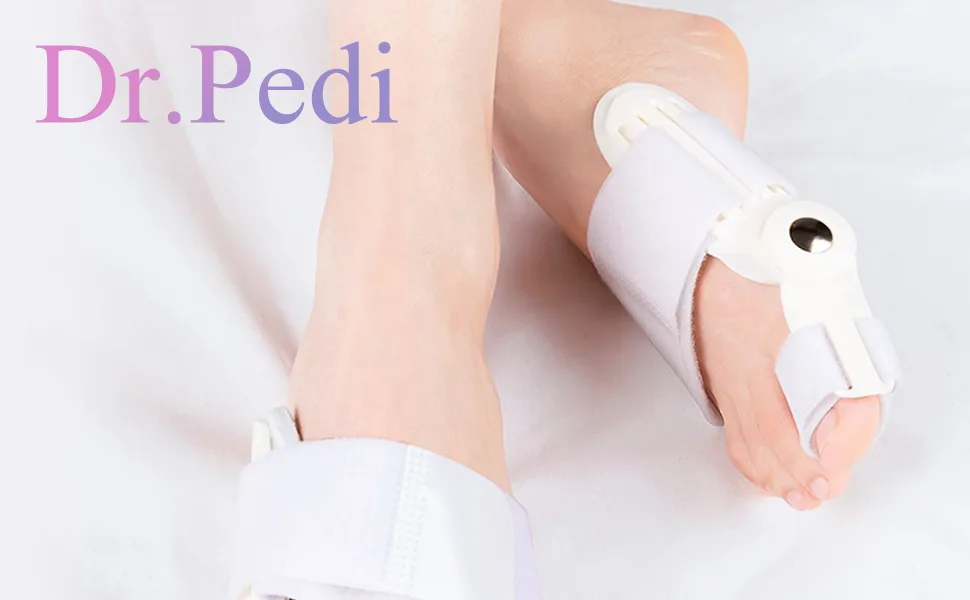 Hallux Valgus Bunion Corrector & Relief Orthopedic Splint Pads for Hammer Toe Straightener & Protector - DRPEDI