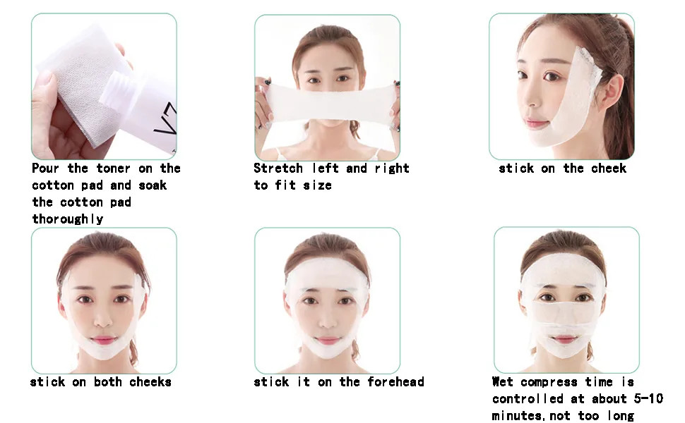 200 Cleansing Cotton Towel-Cotton Pads-Stretchable Wet Compress Cotton Pads-Cotton Pads for Makeup Removal - product information 2