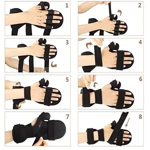 ALisasin Resting Hand Splint Carpal Tunnel Wrist Brace Night Immobilizer Finger Stabilizer Wrap Finger Training Device Finger fingerboard Orthotics Right hand - hand splint ulnar deviation splint right hand splint metacarpal splint right hand