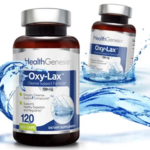 Oxy-Lax 750 mg 120 Vcaps - Natural Magnesium Oxide Oxygen Based Colon Cleanse Gentle Laxative Supports Healthy Digestive Tract Regularity - product information 3