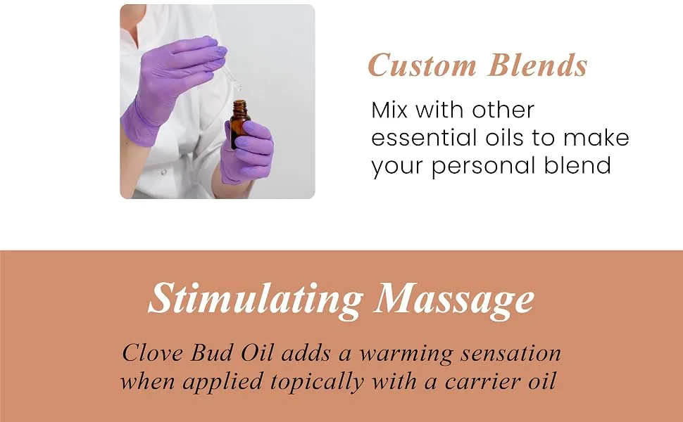 Handcraft Blends Clove Bud Essential Oil - 100% Pure and Natural - Premium Grade Essential Oil for Diffuser and Aromatherapy - 0.33 Fl Oz - product information 4