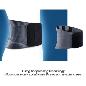 Summer Unisex Lumbar Spine Support Belt Protector Pain Relief Waist Brace Waistband (L) - product information 6