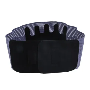 Summer Unisex Lumbar Spine Support Belt Protector Pain Relief Waist Brace Waistband (M) - 1411200388011-2