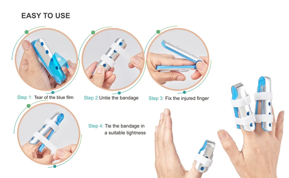 Finger Splint Trigger Finger Splint for Thumb/Middle Finger Mallet Finger Splint Finger Splints for Thumb/Middle Finger/Pointer Finger/Ring Finger/Pinky Finger(3 sizes) - finger splints