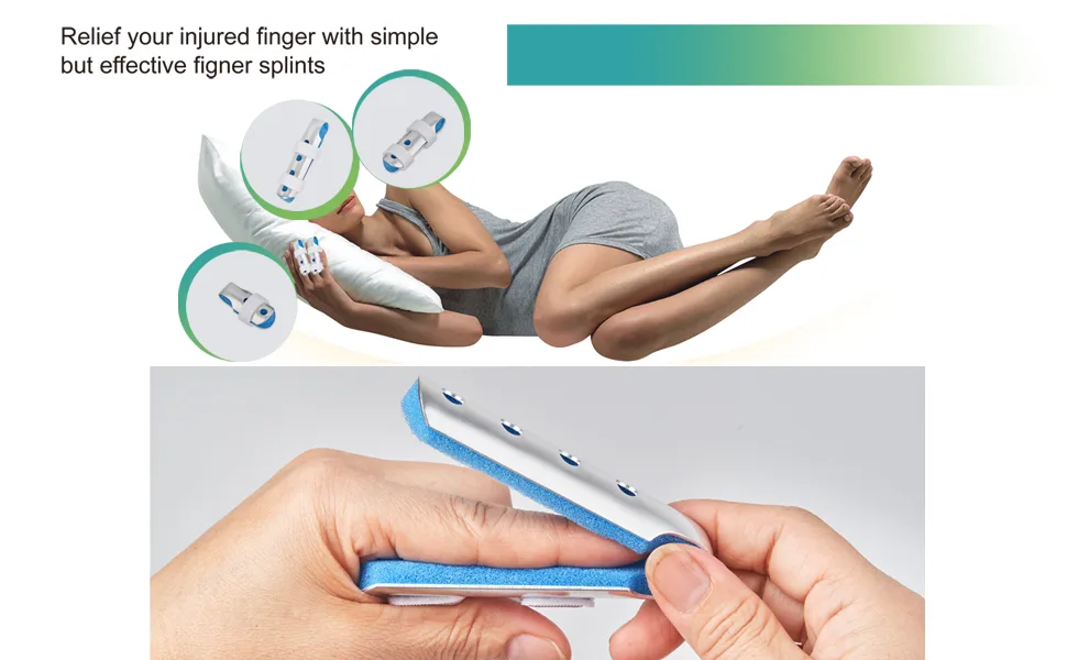 Finger Splint Trigger Finger Splint for Thumb/Middle Finger Mallet Finger Splint Finger Splints for Thumb/Middle Finger/Pointer Finger/Ring Finger/Pinky Finger(3 sizes) - mallet finger splint