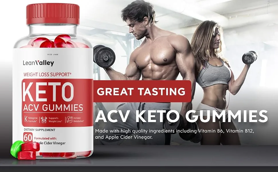Lean Valley Keto ACV Gummies Apple Cider Vinegar Gummies (60 Gummies) - leanvalley lean valley keto acv gummies gummy diet organic natural vegan weight lose loose gomitas