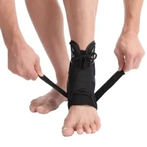 1pc Stabilizing Support Plantar Sport Immobilizer for Sprained Foot Support Sole of Foot Stirrup S Black - product information 5