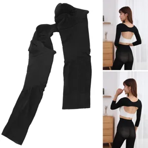 JTLB Posture Corrector Back Correction Shoulder Protector with Arm Slimming Shapers Sleeve for Improvement of Posture and Arm Shape - 2713200072711-3