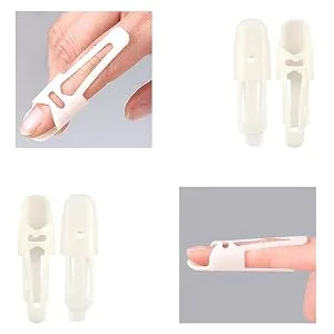 ALisasin Finger Straightener Splint Joint Support Brace Knuckle Recovery Rehabilitation Exercise Finger Joints Training Orthosis Finger Support Protector(5 sets) - Finger Thumb Splint Hand