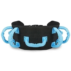 REAQER Transfer and Walking Gait Belt with 7 Handles for Patient Care(Adjustable Waist Circumference:31"51") Blue - brand