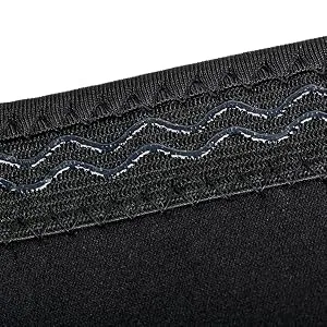 REAQER Hip Thigh Support Brace Groin Compression Wrap for Pulled Groin Sciatic Nerve Pain Hamstring Injury Recovery and Rehab Fits Both Legs Men & Women Black - Anti-slip design