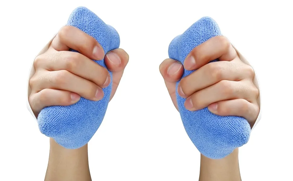 REAQER Hand Contracture Cushion Palm Grip with Elastic Band Sweat-Resistant Rehab Hand Cone for Patient Rehab-2 Pack 2-PCS - product information 2