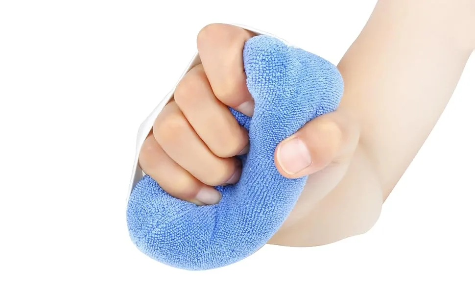 REAQER Hand Contracture Cushion Palm Grip with Elastic Band Sweat-Resistant Rehab Hand Cone for Patient Rehab-2 Pack 2-PCS - product information 3