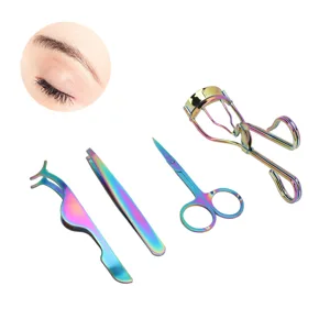 Eyelash Curler Set Humanized Design Colorful Eyelash Curling Tools Lash Curler Set Makeup Tools - 1410220043211-3