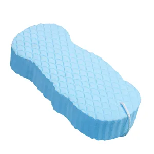 Exfoliating Bath Sponge Soft Bath Sponge Brush Dead Skin Remover Reusable Shower Sponge for Adult (Blue) - 10350093-3