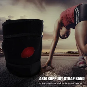 JTLB Adjustable Neoprene Strap Band for Tennis and Golfers Elbow Comfortable Elbow Brace Wrap Arm Support - TJOT21115-2