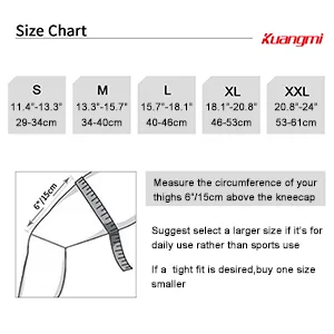 Kuangmi Knee Braces Support for Joint Pain Relief Arthritis Meniscus Tear and Sports (Basic Blue L) Basic Blue Large - product information 3