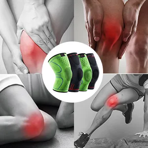 Kuangmi Knee Braces Support for Joint Pain Relief Arthritis Meniscus Tear and Sports (Basic Blue L) Basic Blue Large - product information 5