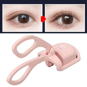 Heated Eyelash Curlers Rechargeable 2 Temperature Modes Handheld Heated lash Curler with Silicone Pad Time Saving Heated Eyelash Curler Long Lasting Eyelash Tool Quick Curling - product information 3