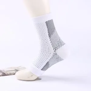 2 Pairs Ankle Support Socks Heel Support Sleeve Socks Tabi Ankle Sock Fascia Plantar Ankle Sock Stockings Calcetose Elastic - product information 2