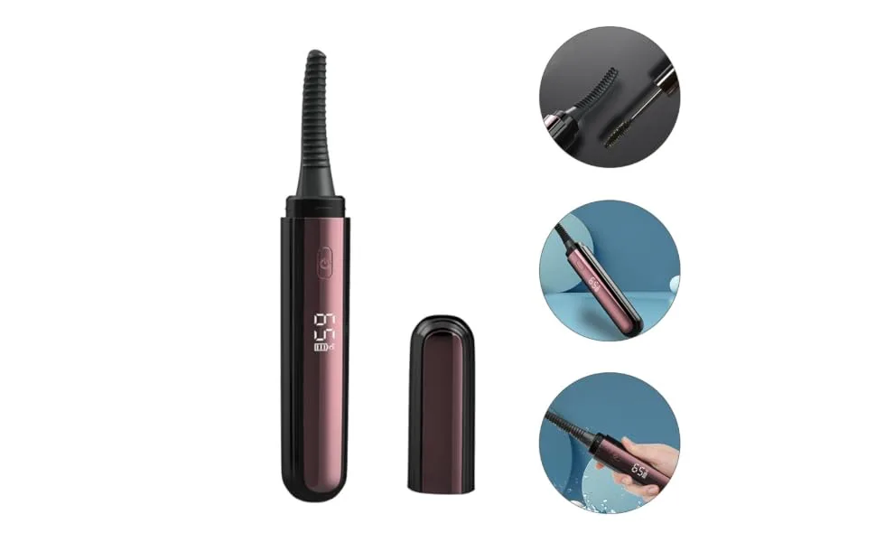 1 Set Eyelash Curler Electric Eyelash Tool Heated Curler Beauty Tool Beauty Salon Supplies Makeup Tool Eyelash Curling Clip - product information 4
