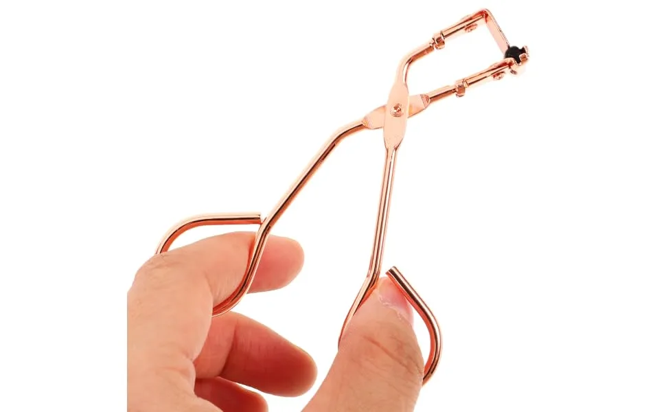 SEWACC Eyelash Curler No Pinching Mini Lash Curler Inner Corner Outer Corner Precision Lash Curl Up Tool Makeup Eyelash Curling Tool for Dramatic Lash Look Rose Gold - product information 3
