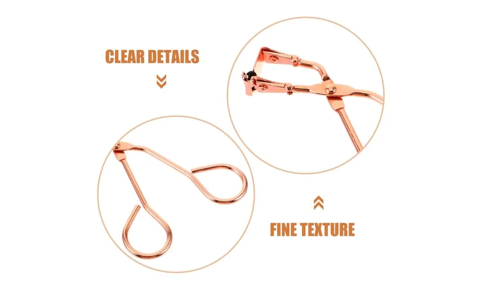 SEWACC Eyelash Curler No Pinching Mini Lash Curler Inner Corner Outer Corner Precision Lash Curl Up Tool Makeup Eyelash Curling Tool for Dramatic Lash Look Rose Gold - product information 5