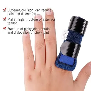 Finger Support Splint Adjustable Trigger Finger Thumb Splint Hand Finger Brace Tape for Straighten Curved Finger Brace Finger Stabilize - finger splints for broken fingers
