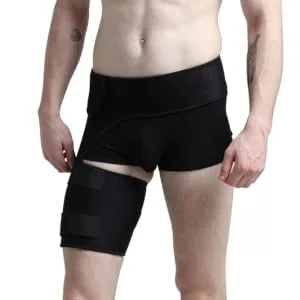 Groin Hip Brace Hip Support Brace for Women Nerve Brace Support Joints Adjustable Support Hip Adjustable Support Hip Protector Hamstring Sleeve Belt Fitness Pressurize Thigh Sleeve - product information 2
