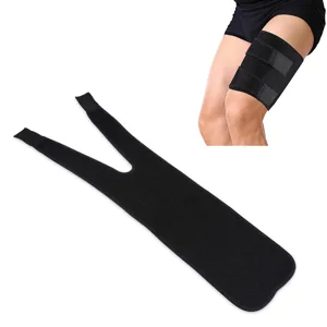 Thigh Brace Support for Hamstring Quad Groin Pain Relief Adjustable Compression Sleeve Wrap - product information 3