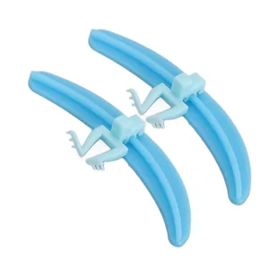 Reusable Eyelash Separator Tool with Silicone Base for Lash Extension Lash Extension Separator Tool for Professional Beauty Salon Use Silicone Lash Separator (Blue) - 1417240006512-3
