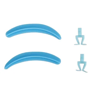 Reusable Eyelash Separator Tool with Silicone Base for Lash Extension Lash Extension Separator Tool for Professional Beauty Salon Use Silicone Lash Separator (Blue) - product information 2