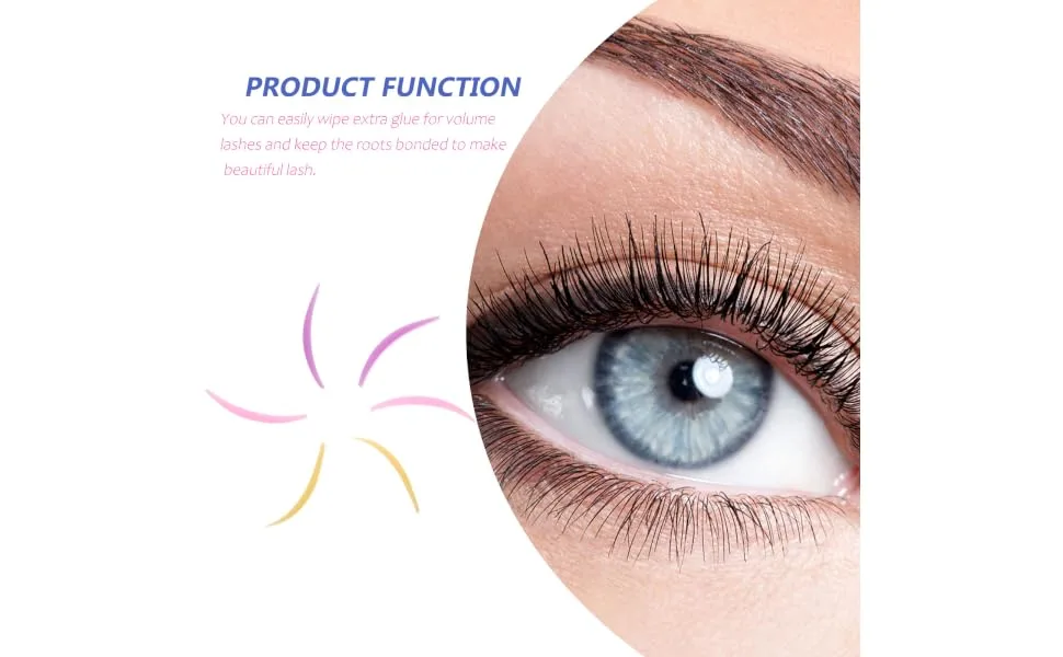 6 Pairs Eyelash Extension Silicone Eyelash Pad Silicone Makeup Tool Silicone Eyelash Gasket Reusable Eyelash Gasket Eyelash Perming Curler Eyelash Grafting Gasket Eyelash Perm Pad - product information 5