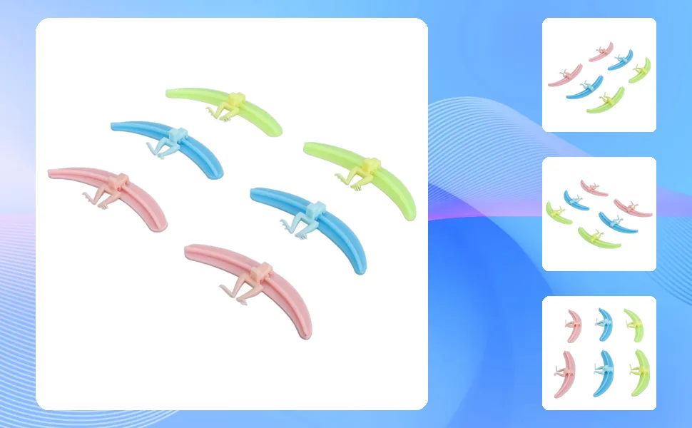 Eyelash Separator for Lash Extension 3 Pairs Silicone Pads Makeup Tool Lash Isolation Helper for Beginners Eyelash Artist Efficient Aid for Eyelash Make up - 1417240006611-1