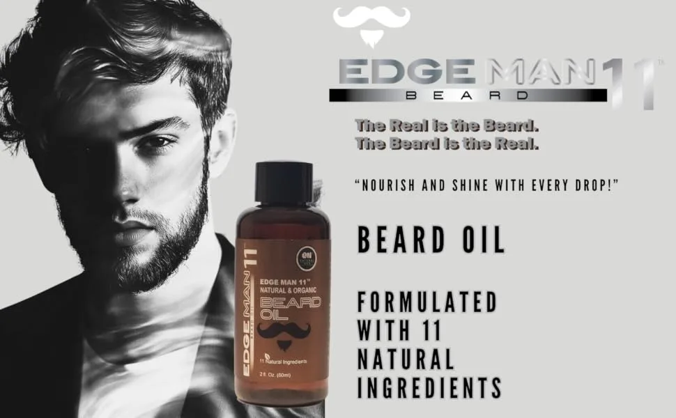 Edge Man 11 - Beard Oil 2oz. - ON Natural Edgeman 11, Beard Oil