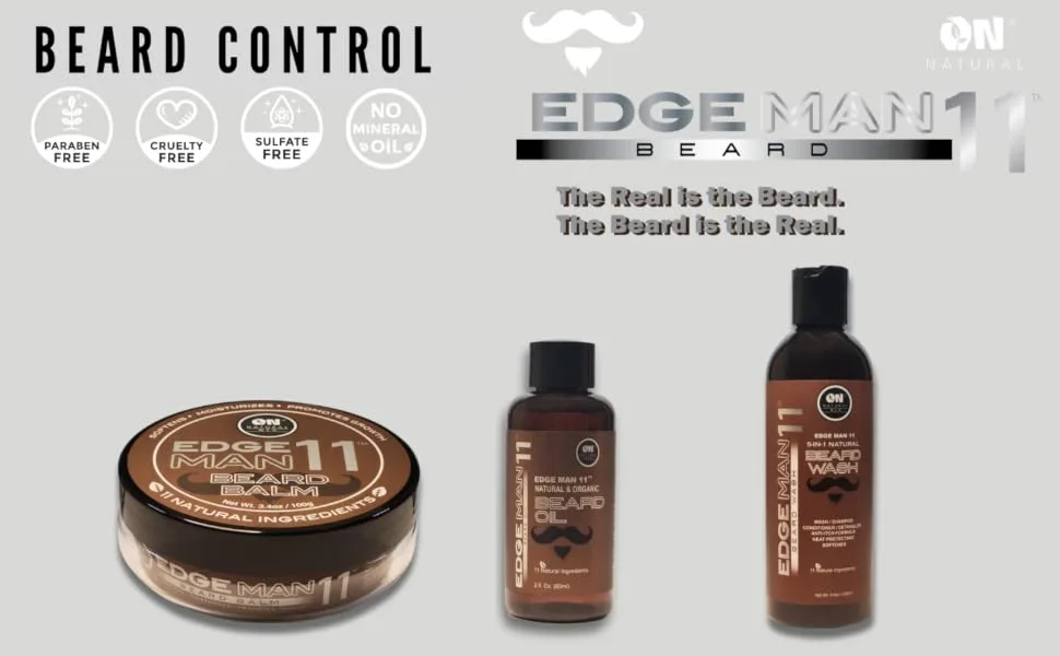 Edge Man 11 - Beard Oil 2oz. - ON Natural Edgeman 11, Beard Wash