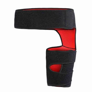 Hip Thigh Support Brace Groin Compression Wrap Thigh Compression Sleeve Hip Brace for Men Women Hip Flexor Arthritis - product information 2