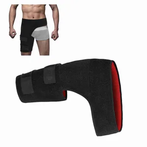 Hip Thigh Support Brace Groin Compression Wrap Thigh Compression Sleeve Hip Brace for Men Women Hip Flexor Arthritis - TJOT65715-3